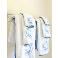 PIPED TERRY BATH TOWEL