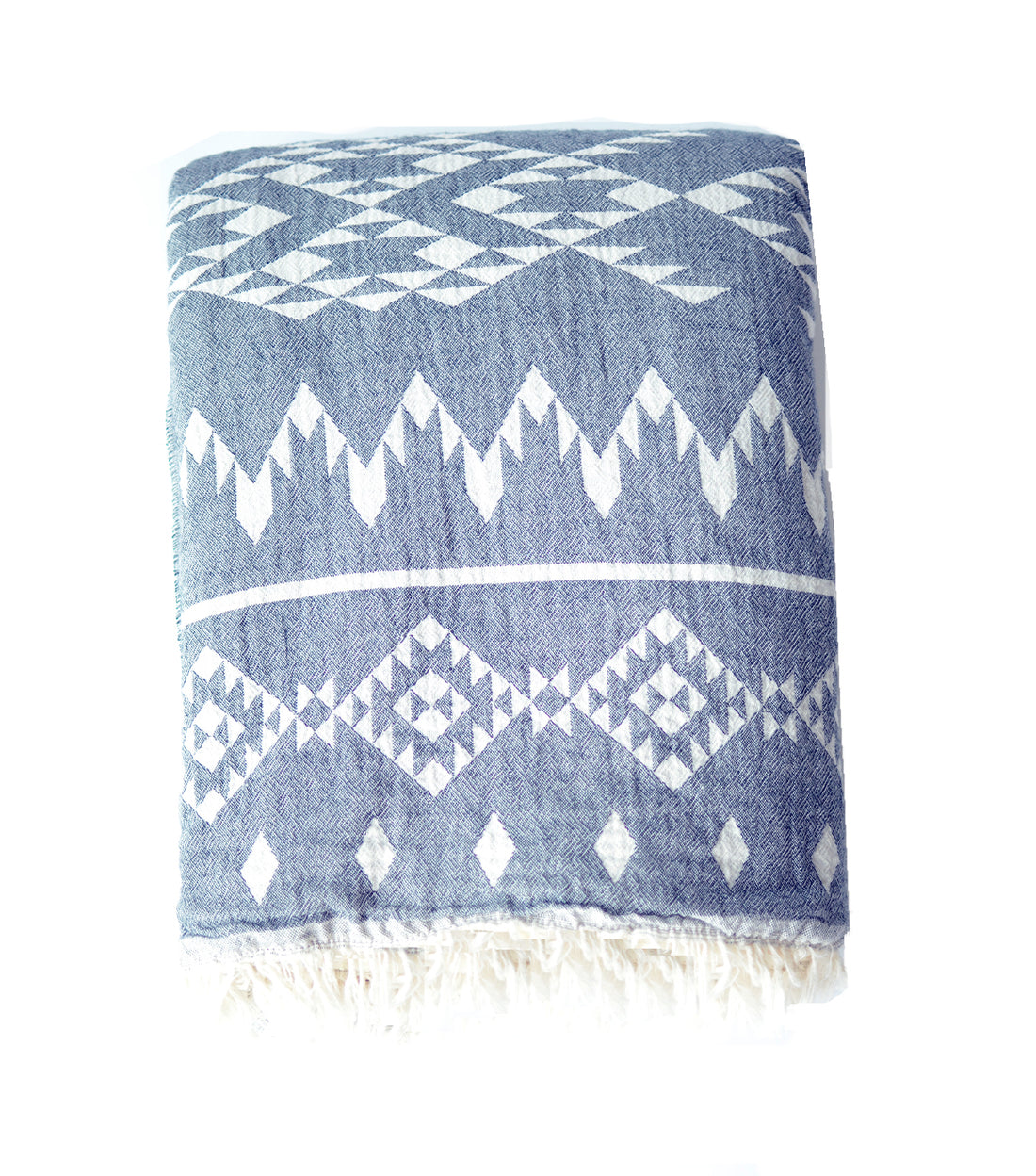 KILIM FLEECE LINED THROW